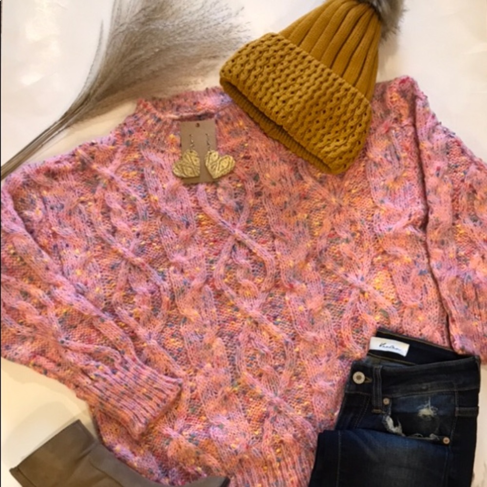Pink sweater